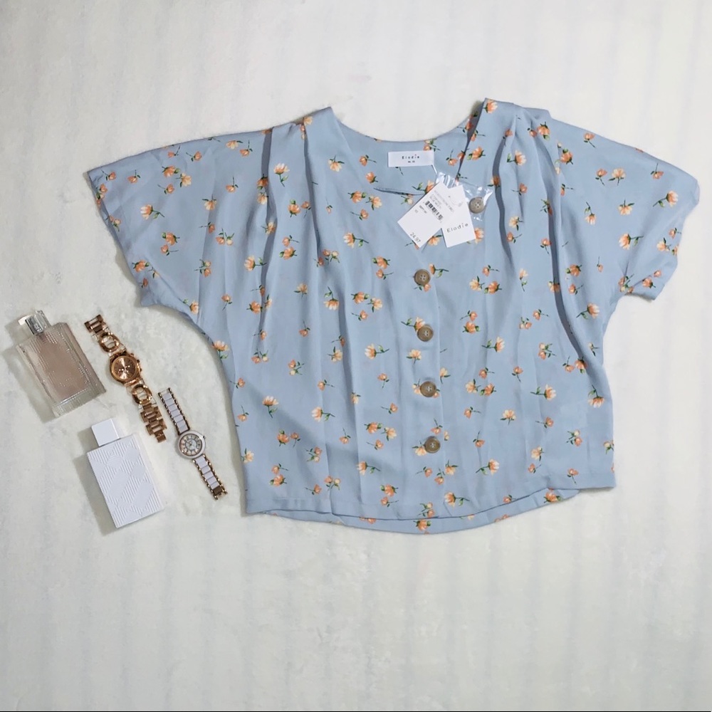 Elodie Blue Top